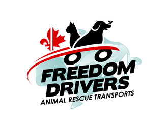 Freedom Drivers Animal Rescue Transports logo design by haze