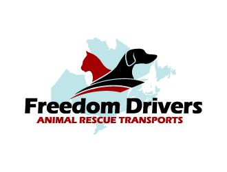 Freedom Drivers Animal Rescue Transports logo design by shadowfax