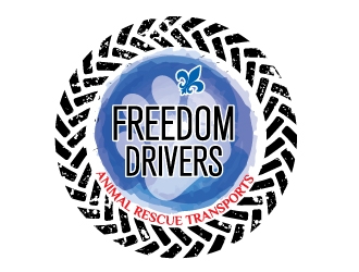 Freedom Drivers Animal Rescue Transports logo design by Boomstudioz