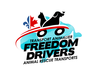 Freedom Drivers Animal Rescue Transports logo design by haze