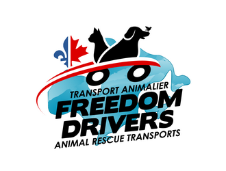 Freedom Drivers Animal Rescue Transports logo design by haze