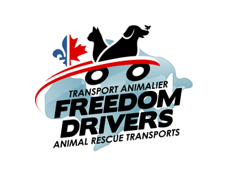 Freedom Drivers Animal Rescue Transports logo design by haze