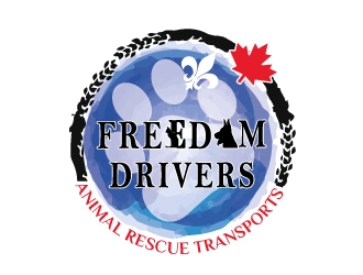 Freedom Drivers Animal Rescue Transports logo design by Boomstudioz