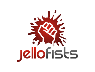 JelloFists logo design by akilis13