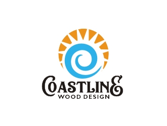 Coastline Wood Design logo design by Foxcody