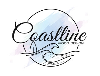 Coastline Wood Design logo design by sanworks