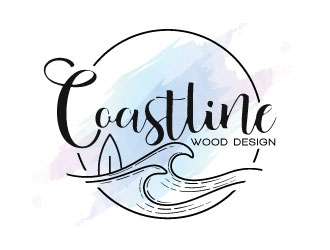 Coastline Wood Design logo design by sanworks