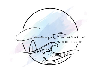 Coastline Wood Design logo design by sanworks