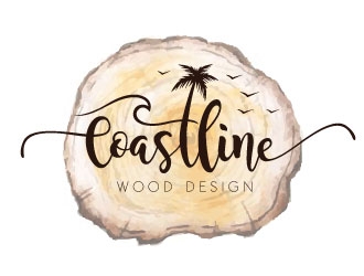 Coastline Wood Design logo design by REDCROW