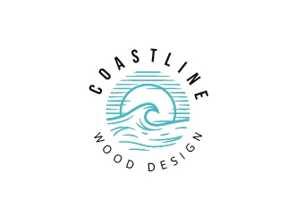 Coastline Wood Design logo design by eyeglass