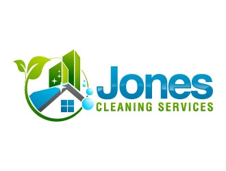 Jones Cleaning Services logo design by J0s3Ph