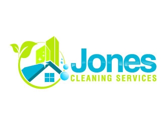 Jones Cleaning Services logo design by J0s3Ph