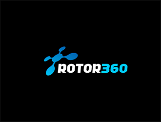 Rotor 360 logo design by hole