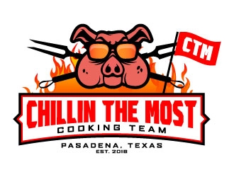 Chillin The Most Cooking Team logo design by daywalker