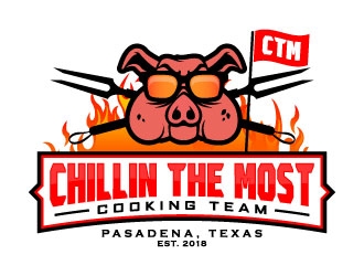 Chillin The Most Cooking Team logo design by daywalker