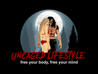 Uncaged Lifestyle logo design by Kruger
