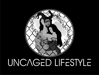 Uncaged Lifestyle logo design by Republik
