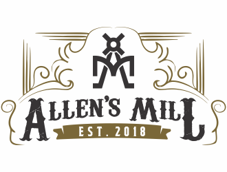 Allens Mill logo design by jm77788