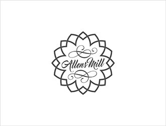 Allens Mill logo design by hole