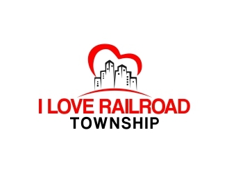 I Love Railroad Township logo design by mckris