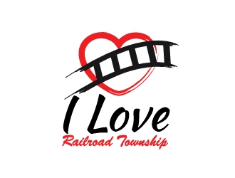 I Love Railroad Township logo design by usashi