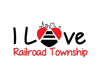 I Love Railroad Township logo design by usashi