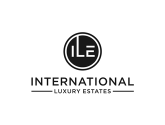 International Luxury Estates logo design by alby