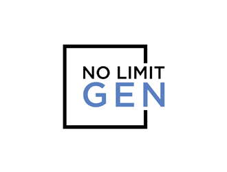 No Limit Gen logo design by johana