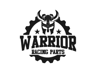 warrior racing parts logo design by fastsev