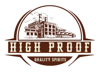 High Proof logo design by AYATA