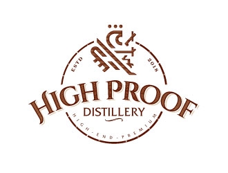 High Proof logo design by sanworks