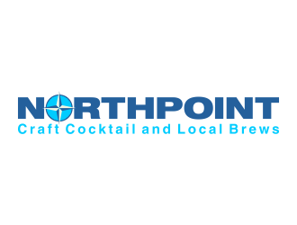 Northpoint (tag line, Craft Cocktail and Local Brews) logo design by rykos
