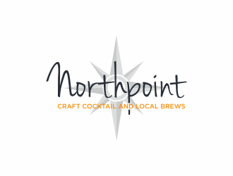 Northpoint (tag line, Craft Cocktail and Local Brews) logo design by ammad