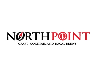 Northpoint (tag line, Craft Cocktail and Local Brews) logo design by shravya