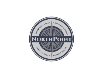 Northpoint (tag line, Craft Cocktail and Local Brews) logo design by emberdezign