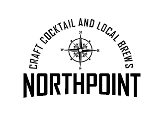 Northpoint (tag line, Craft Cocktail and Local Brews) logo design by czars