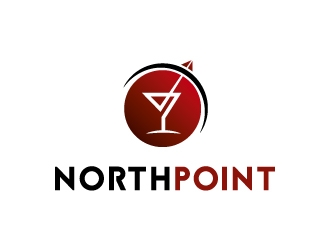 Northpoint (tag line, Craft Cocktail and Local Brews) logo design by alxmihalcea