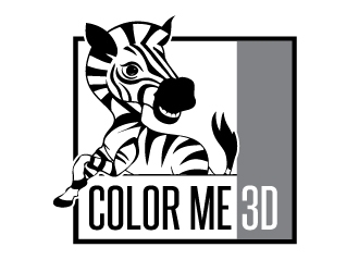 Color Me 3d logo design by dshineart