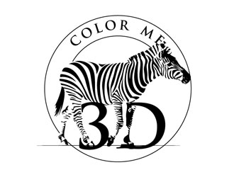 Color Me 3d logo design by LogoInvent