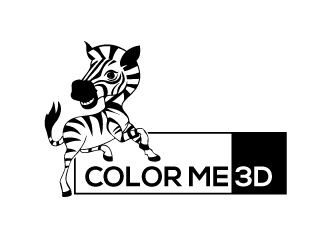 Color Me 3d logo design by dshineart