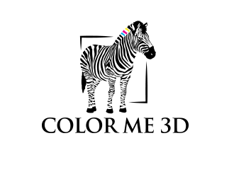 Color Me 3d logo design by BeDesign