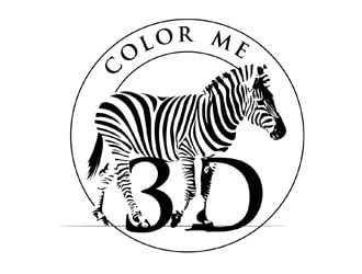 Color Me 3d logo design by LogoInvent