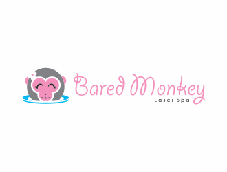Bared Monkey Laser Spa logo design by mletus