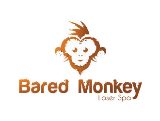 Bared Monkey Laser Spa logo design by Webphixo