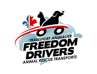 Freedom Drivers Animal Rescue Transports logo design by haze