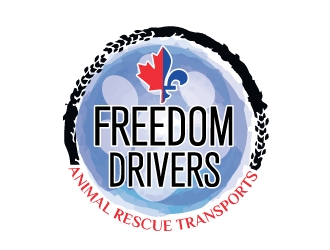 Freedom Drivers Animal Rescue Transports logo design by Boomstudioz