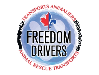 Freedom Drivers Animal Rescue Transports logo design by Boomstudioz