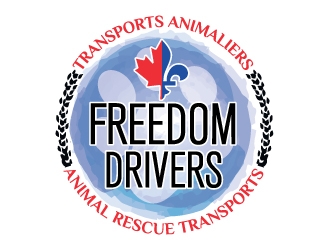 Freedom Drivers Animal Rescue Transports logo design by Boomstudioz