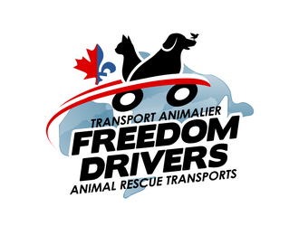 Freedom Drivers Animal Rescue Transports logo design by haze