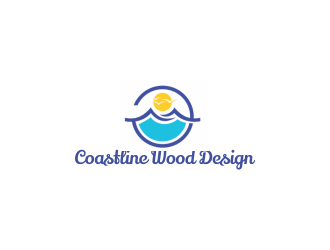 Coastline Wood Design logo design by Greenlight